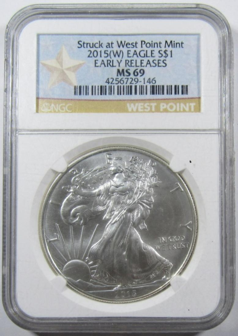 2015-(W) SILVER EAGLE NGC MS-69 (1 of 4)