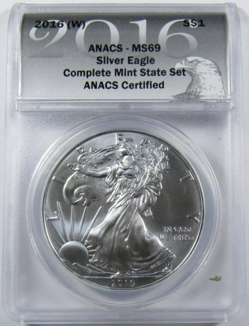 2016-(W) SILVER EAGLE ANACS MS-69 (1 of 4)