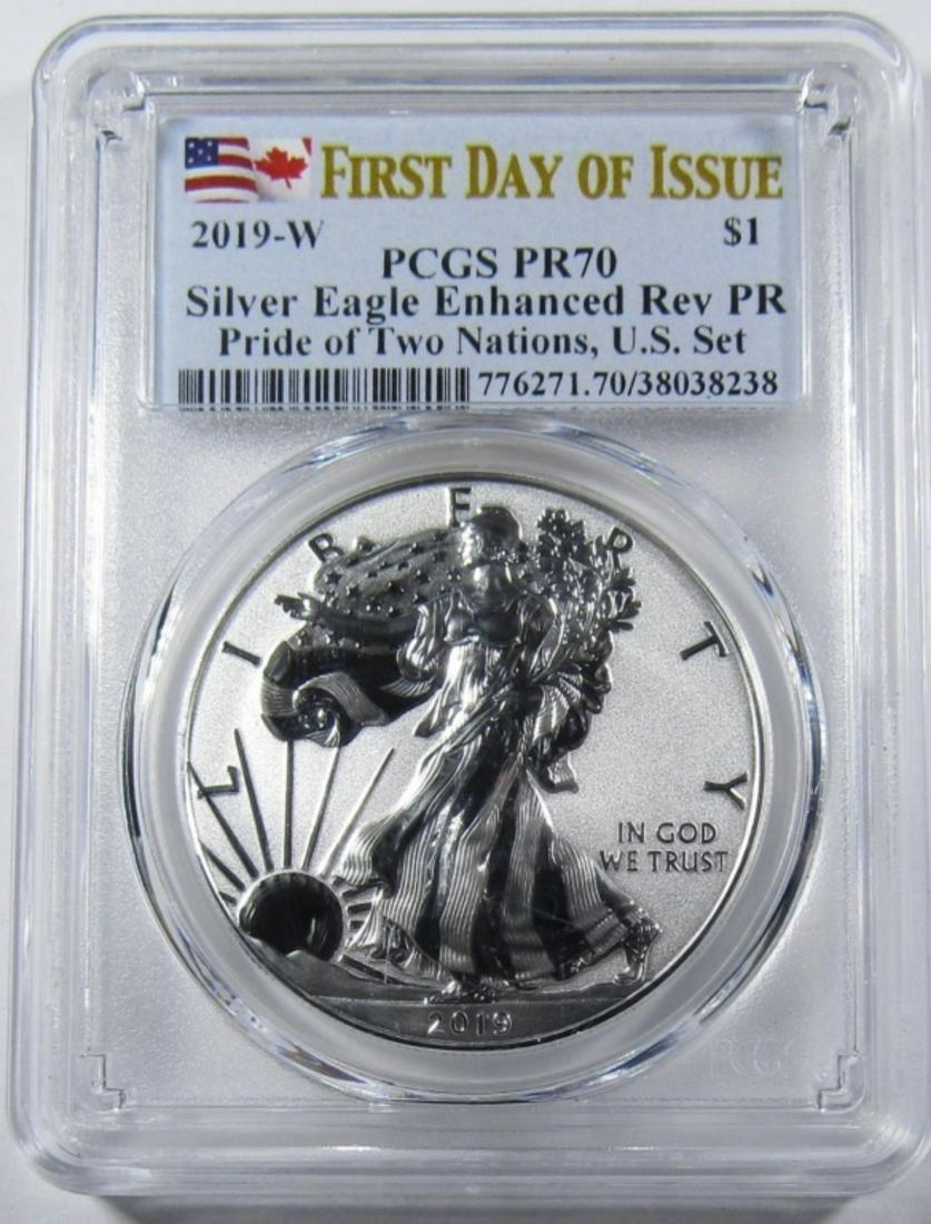 2019-W REV PROOF SILVER EAGLE PCGS PR-70 (1 of 4)