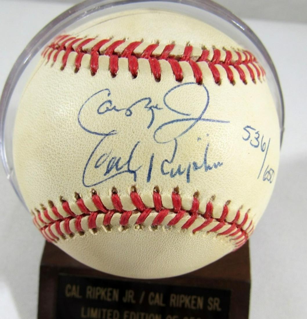 CAL RIPKEN JR / CAL RIPKEN SR AUTO BALL (1 of 3)