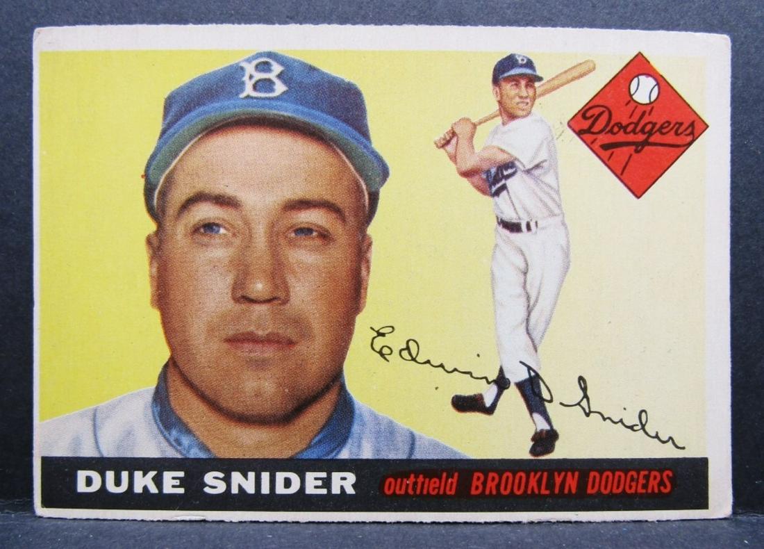 1955 TOPPS #210 DUKE SNIDER VGEX (1 of 2)