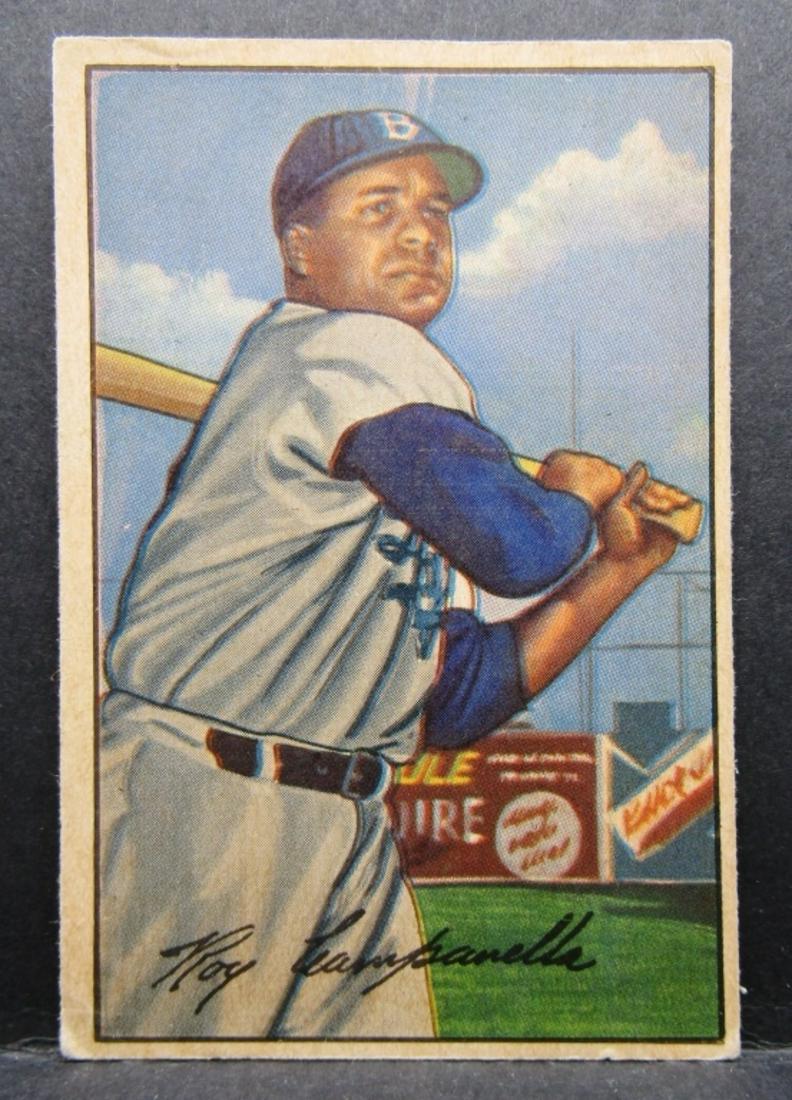 1952 BOWMAN #44 ROY CAMPANELLA VGEX/EX: LIGHT CORNER WEAR ONLY - GREAT COLOR & GLOSS