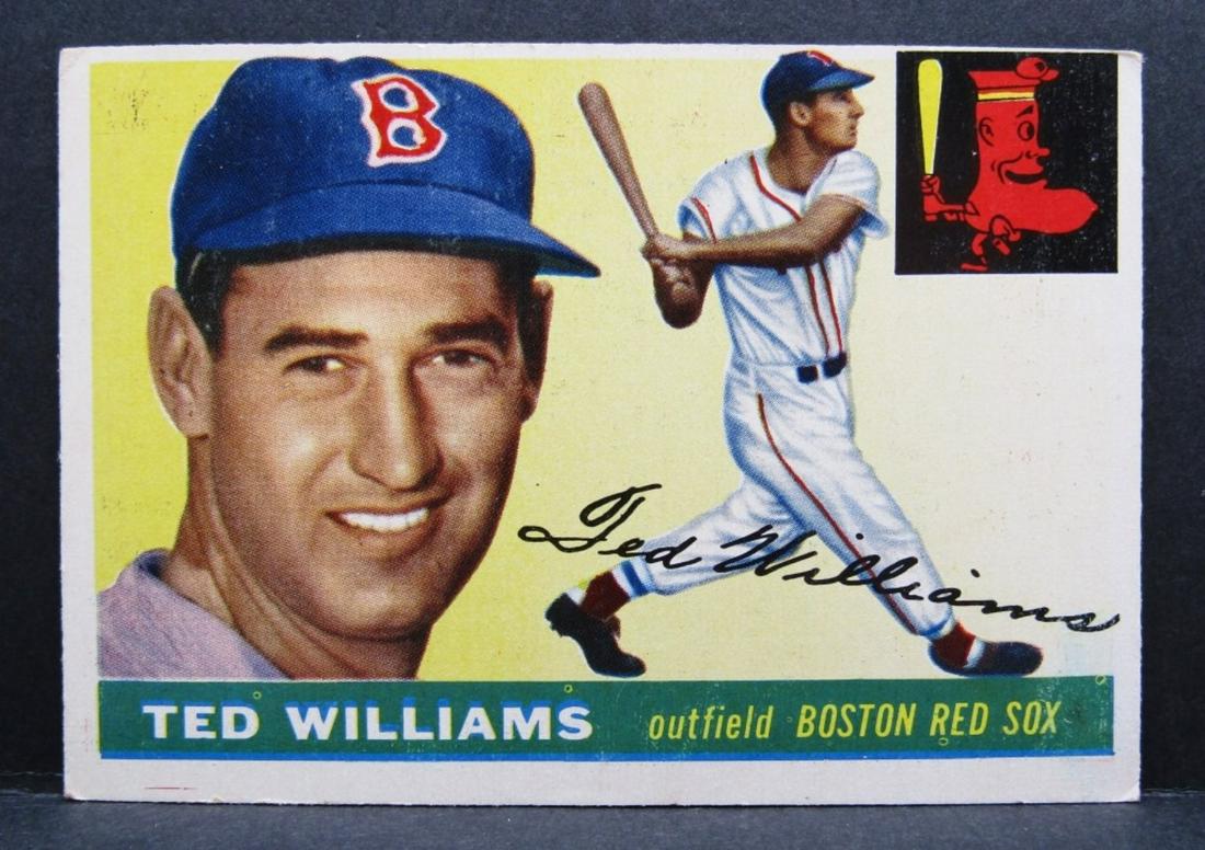 1955 TOPPS #2 TED WILLIAMS VGEX+ 20/80 T-B (1 of 3)