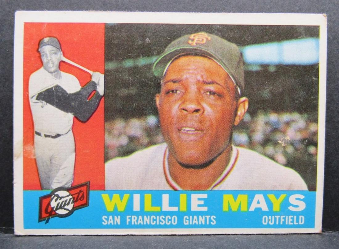 1960 TOPPS #200 WILLIE MAYS VG (1 of 3)