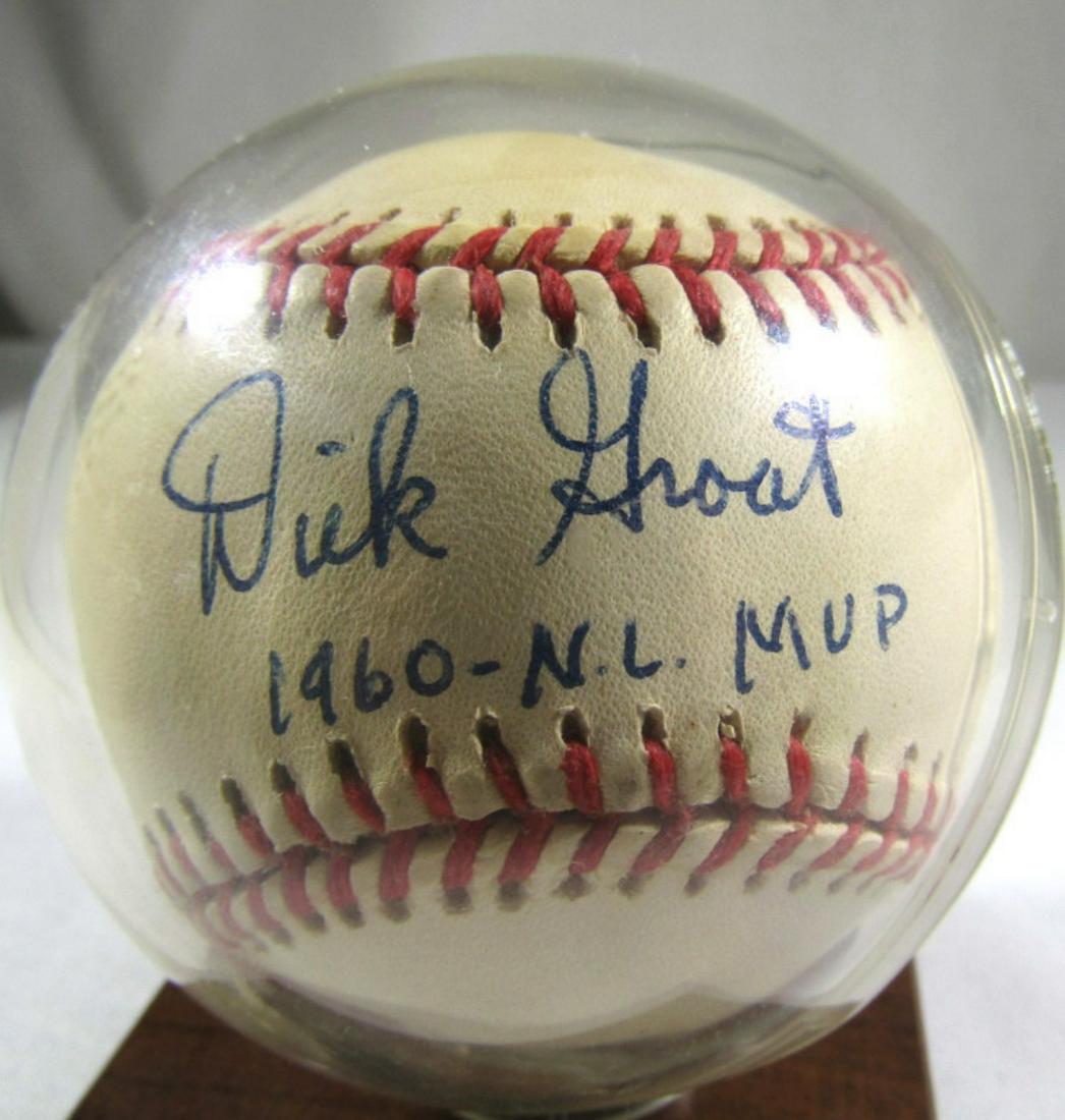DICK GROAT SIGNED BALL 1960 - N.L. MVP (1 of 4)