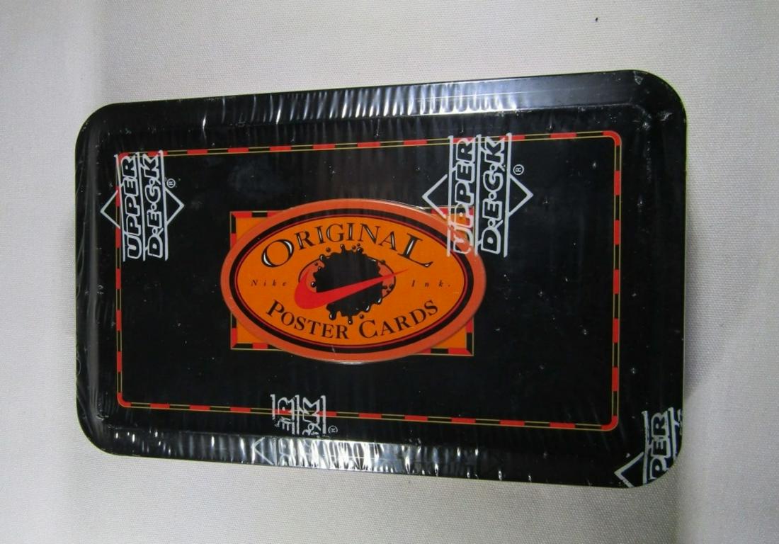 1994 UPPER DECK NIKE ORIGINAL POSTER CARDS: SEALED in TIN - FEATURES MICHAEL JORDAN