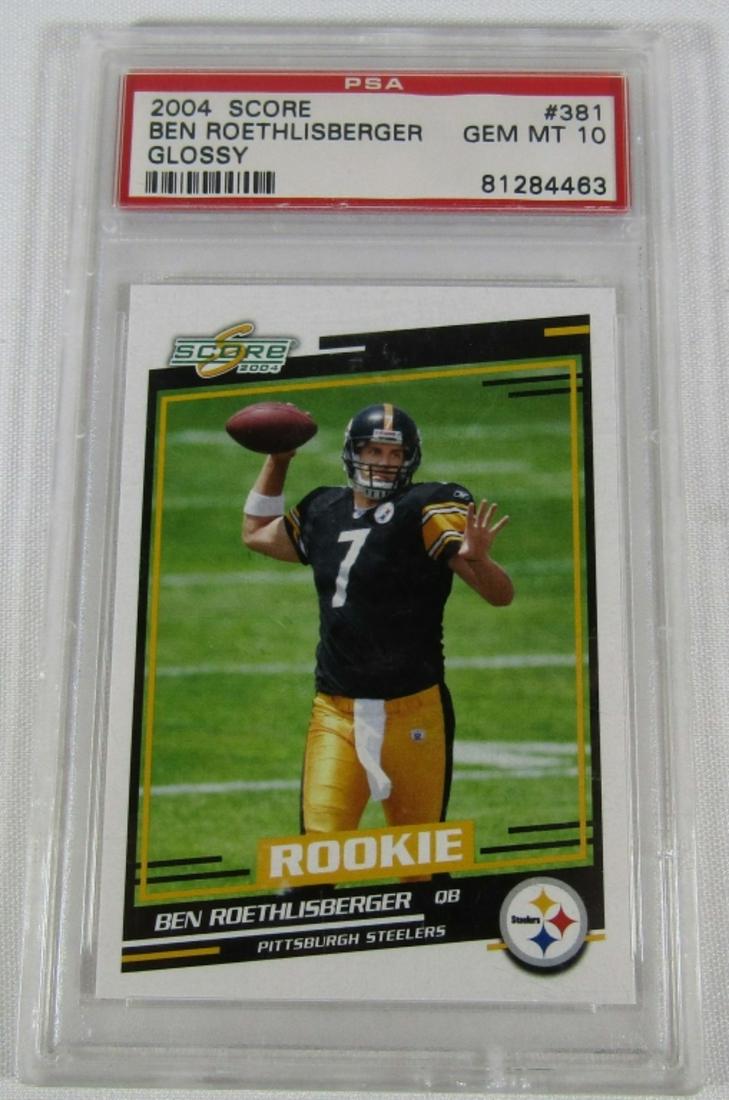 2004 SCORE #381 BEN ROETHLISBERGER ROOKIE (1 of 2)