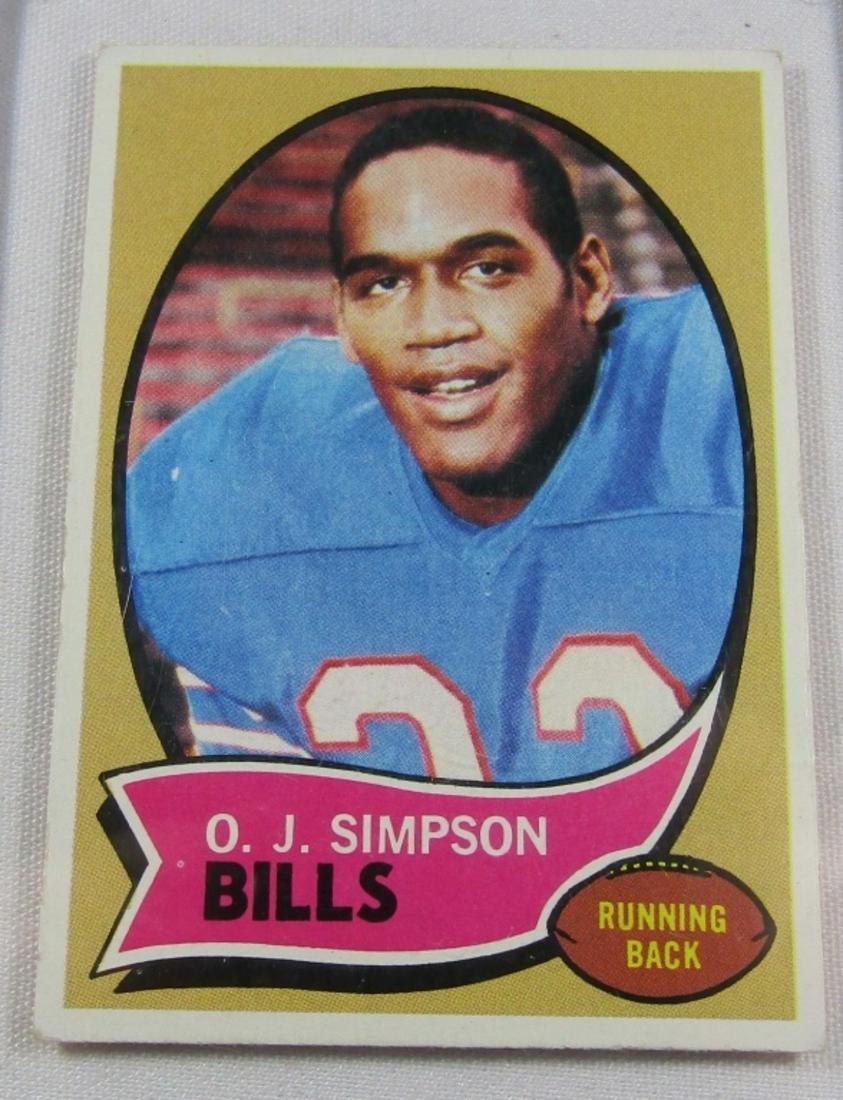 1970 TOPPS #90 O.J. SIMPSON ROOKIE (1 of 2)