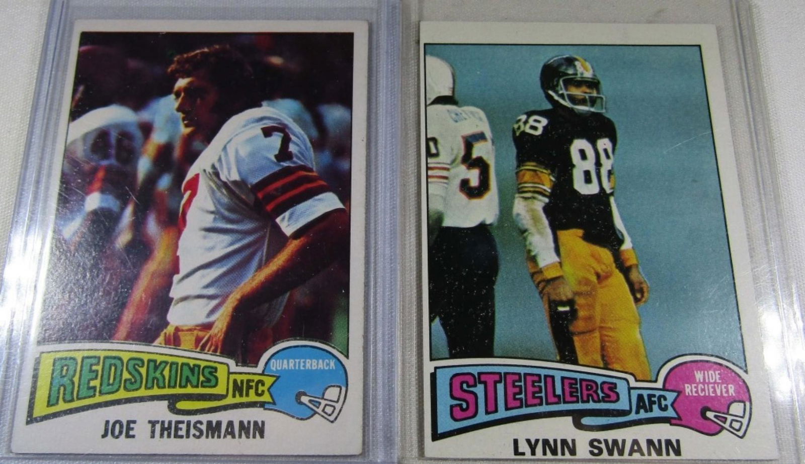 1975 TOPPS SWANN & THEISMANN ROOKIE CARDS (1 of 2)