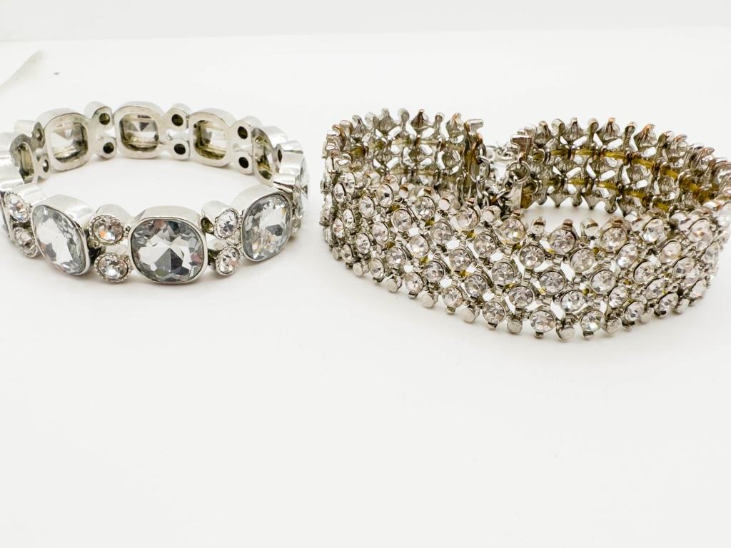 2 RHINESTONE BRACELETS (1 of 3)
