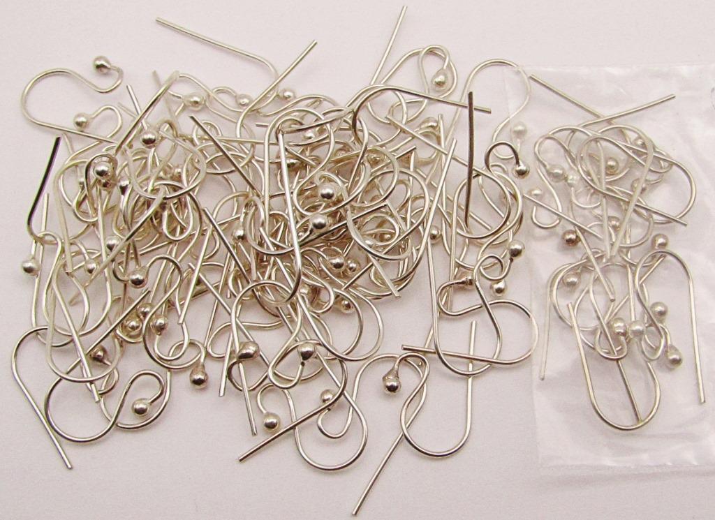 LARGE LOT OF STERLING PIERCED EARRING POSTS (1 of 3)