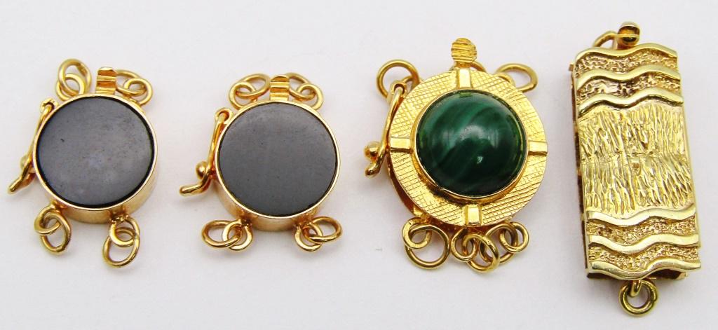 14k GOLD JEWELRY DESIGNER LOT - CLASP (1 of 3)