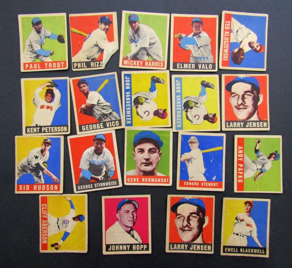 (19) 1948 LEAF BASEBALL CARD LOT w/ROOKIES (1 of 7)