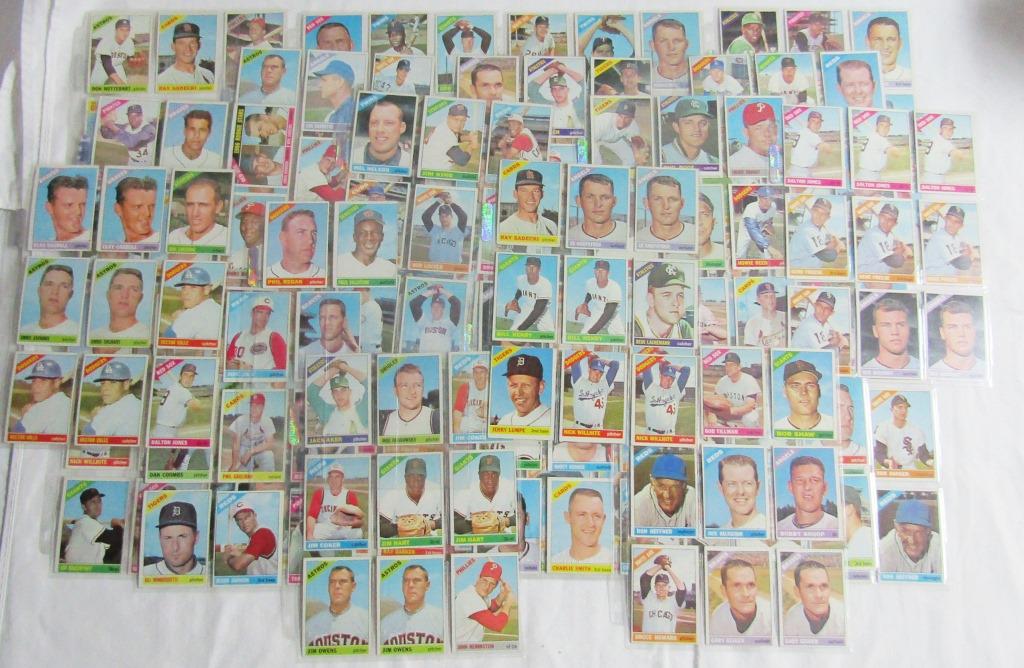 (218) 1966 TOPPS BASEBALL CARDS (1 of 9)
