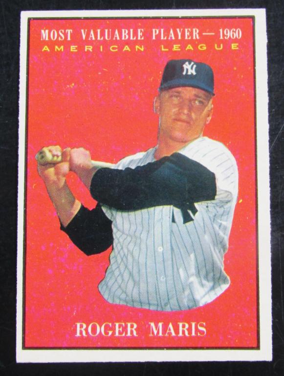 1961 TOPPS #478 ROGER MARIS MVP  NICE EM (1 of 2)