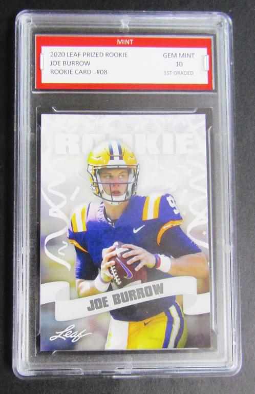 2020 LEAF PRIZED ROOKIE JOE BURROW #08 (1 of 2)