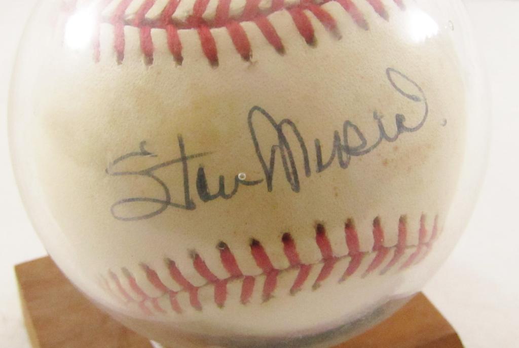 STAN MUSIAL AUTOGRAPHED BASEBALL (1 of 8)