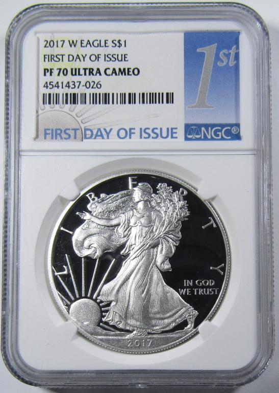 2017-W SILVER EAGLE NGC PF-70 UC (1 of 4)