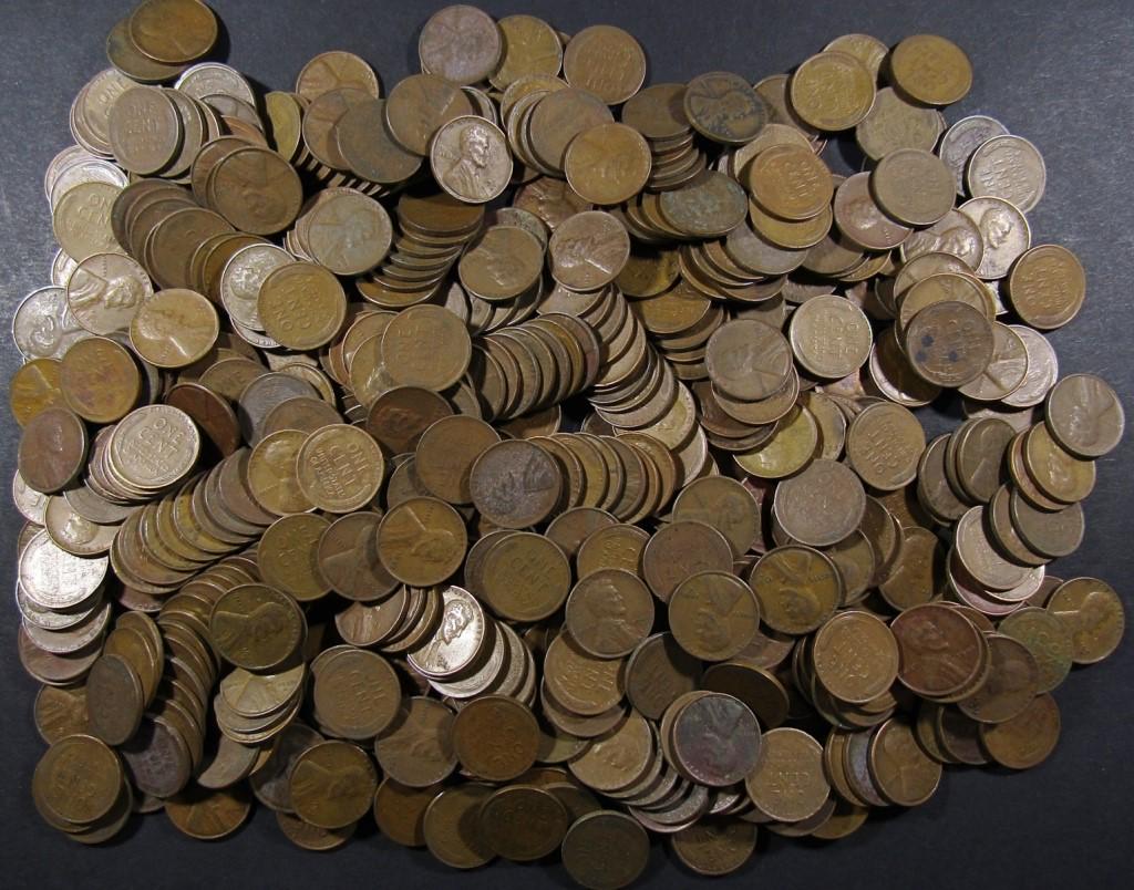 500  WHEAT CENTS S MINT (1 of 2)