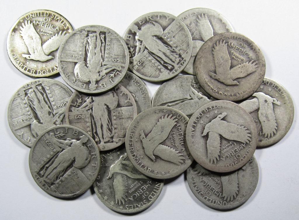 15-STANDING LIBERTY QUARTERS (1 of 2)