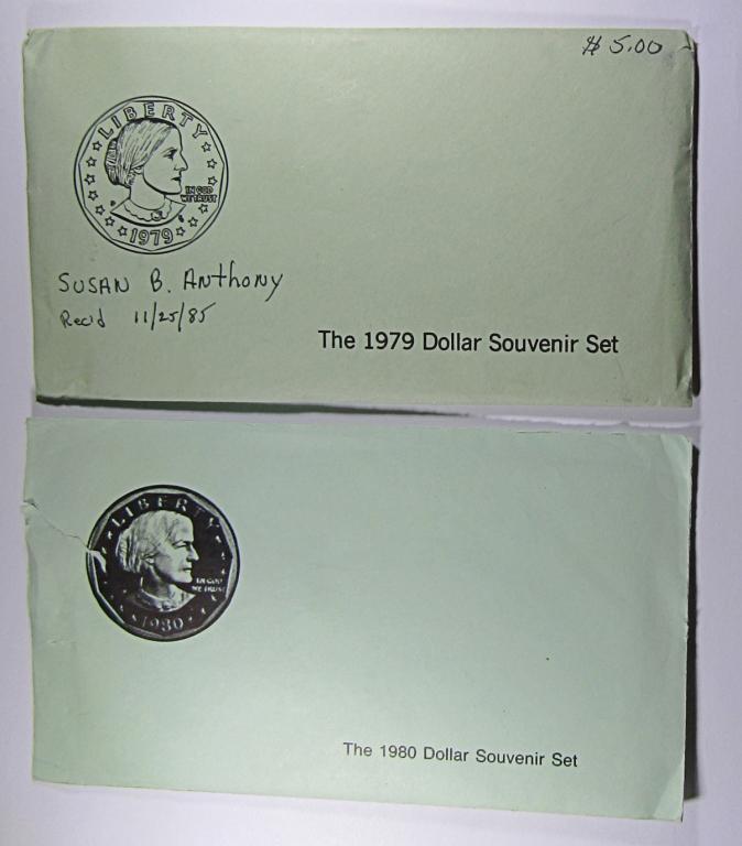 SEALED 1979 & 1980 SUSAN B ANTHONY (1 of 1)