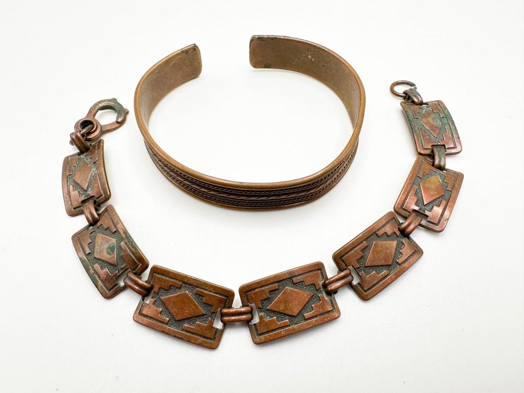2 COPPER BRACELETS (1 of 2)