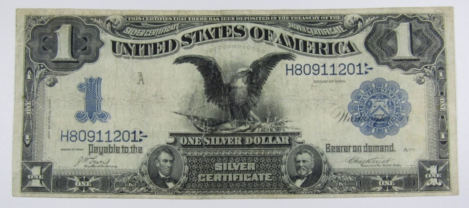 1899 $1 "BLACK EAGLE" SILVER CERTIFICATE (1 of 2)