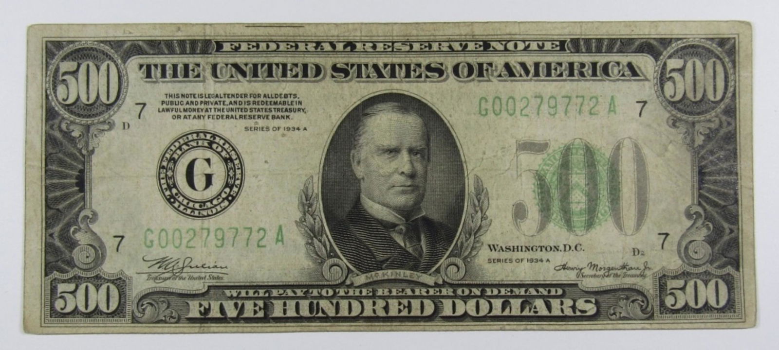 1934A $500 FEDERAL RESERVE NOTE (1 of 2)
