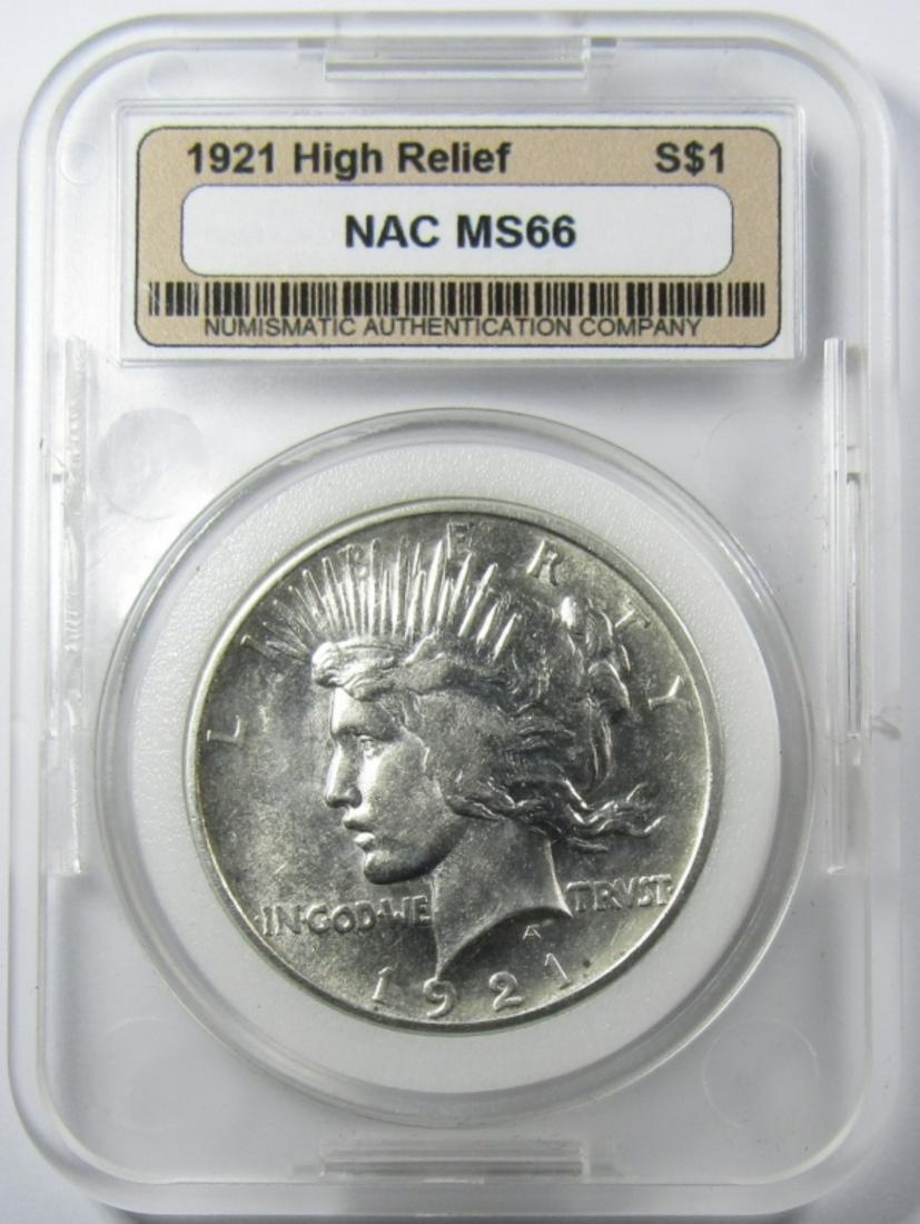 1921 PEACE DOLLAR HIGH RELIEF (1 of 4)