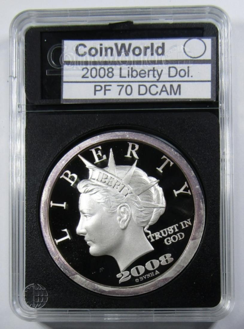 2008 1oz .999 SILVER "LIBERTY DOLLAR" (1 of 4)
