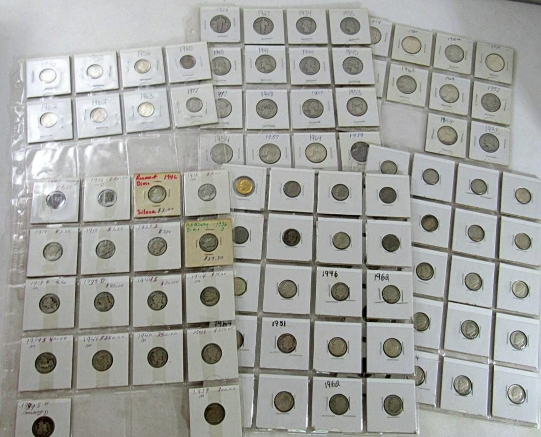 U.S. COINS with 90% SILVER COIN LOT (1 of 3)