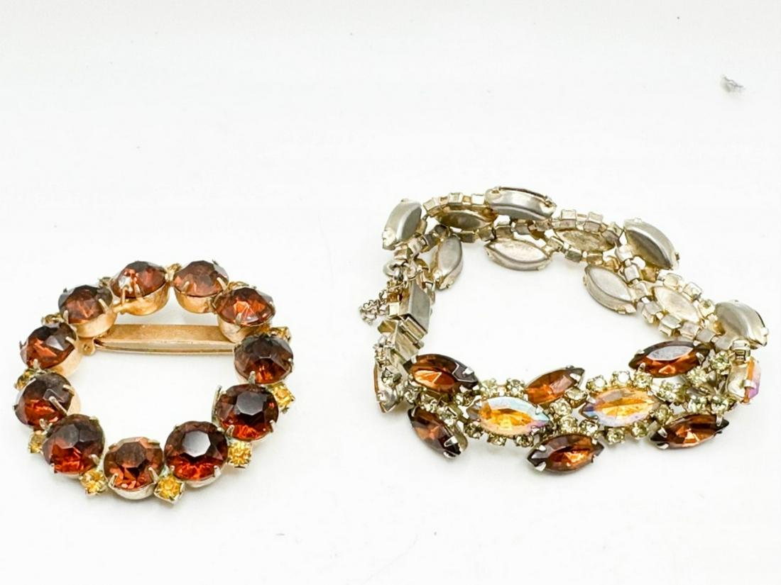 AMBER BROOCH AND BRACELET (1 of 2)