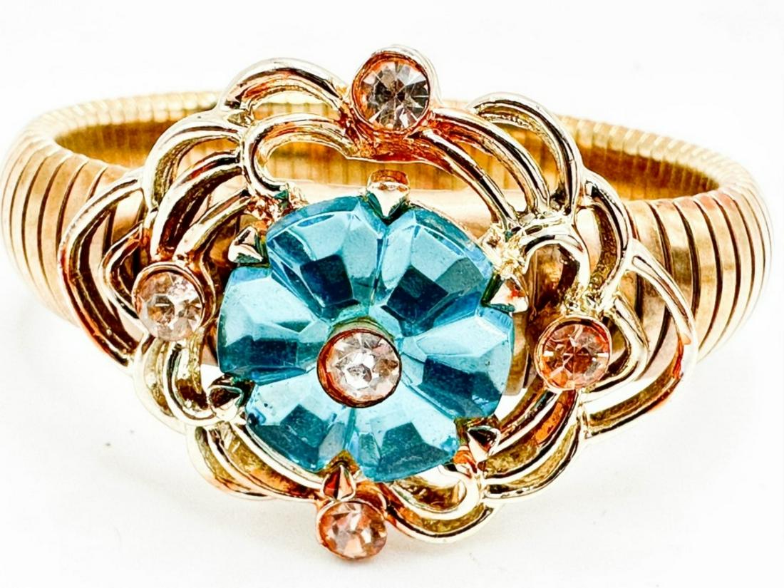 AQUA STONE BRACELET: AQUA STONE BRACELET, VINTAGE