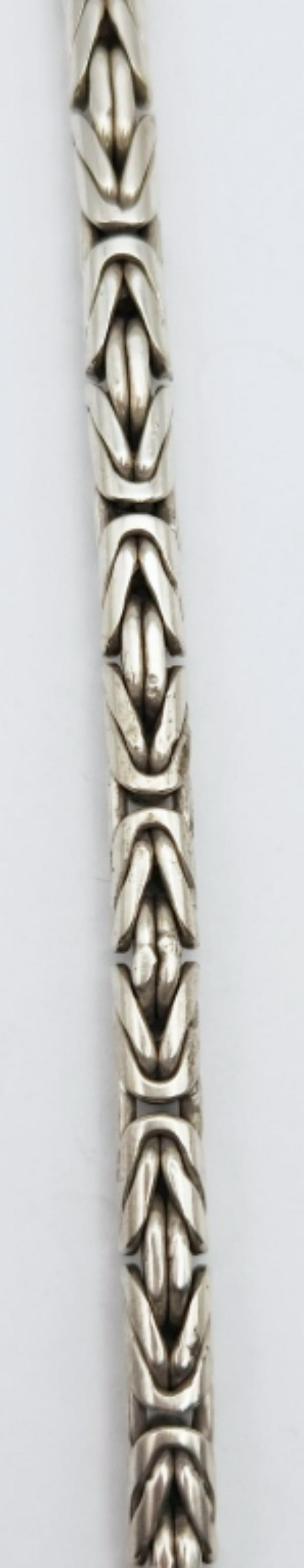 STERLING MEN'S BYZANTINE BRACELET (1 of 4)