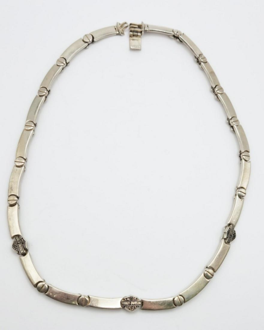 20 INCH HARLEY-DAVIDSON PANEL NECKLACE: TOTAL 59 DWT