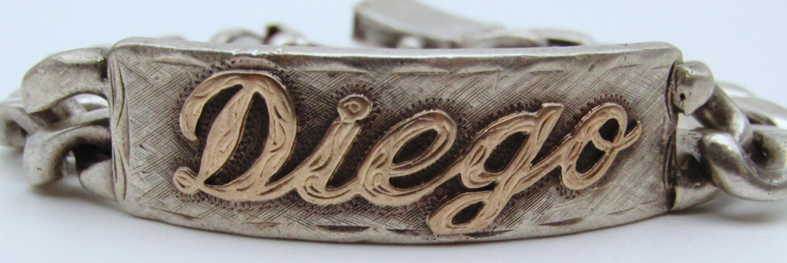 DIEGO STERLING MEN'S LINKED BRACELET (1 of 3)