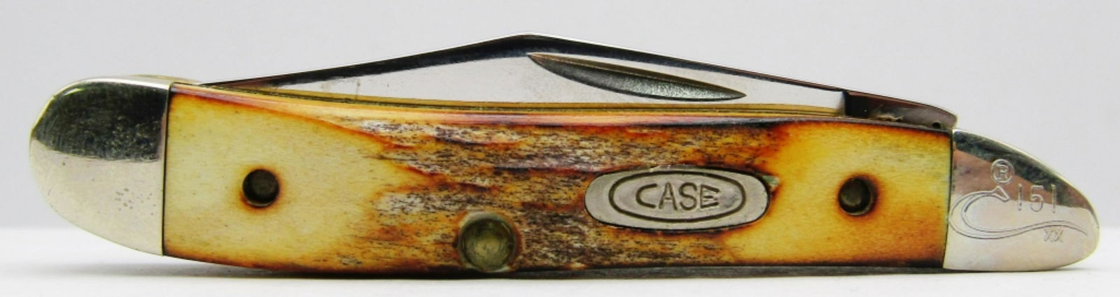 CaseXX Genuine Stag Peanut Knife 5220SS (1 of 7)