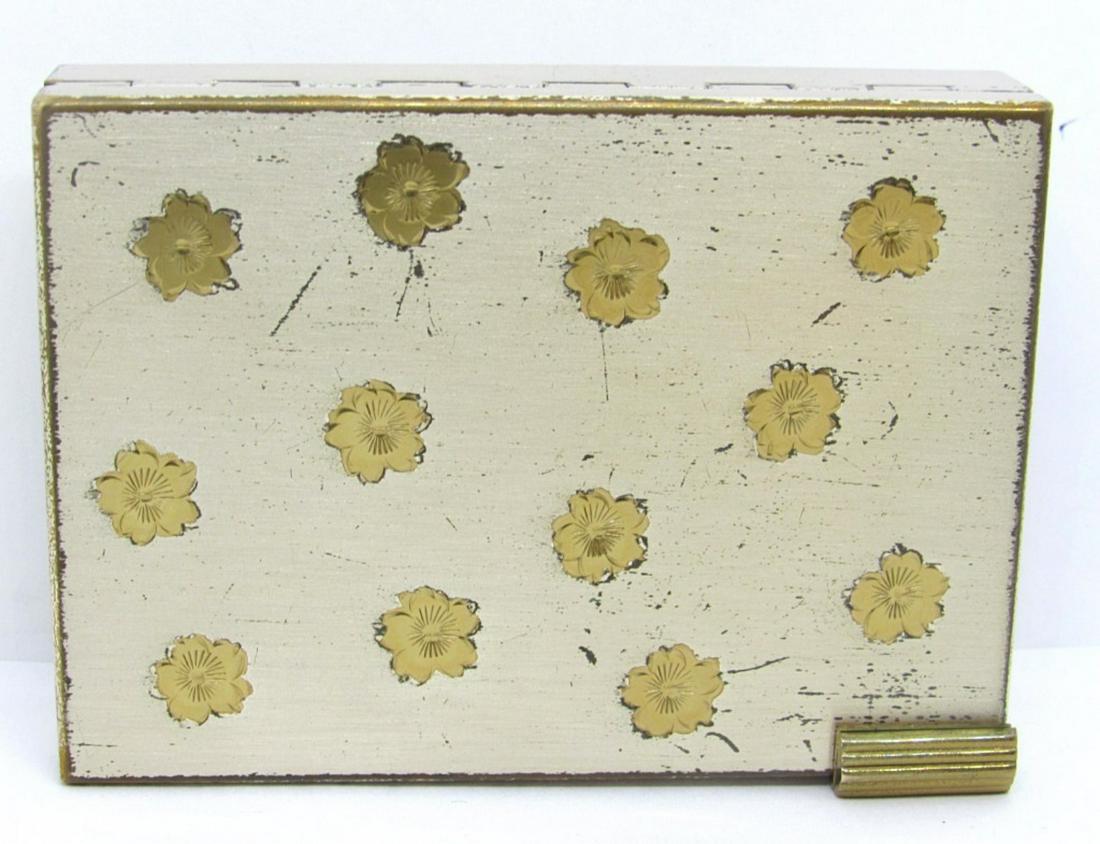 1950'S VOLUPTE GOLD TONE POWDER LIP LOCK (1 of 5)