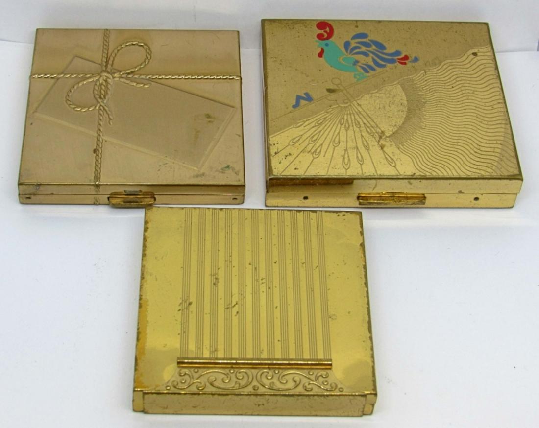 (3) VINTAGE COMPACT POWDER CASES (1 of 8)