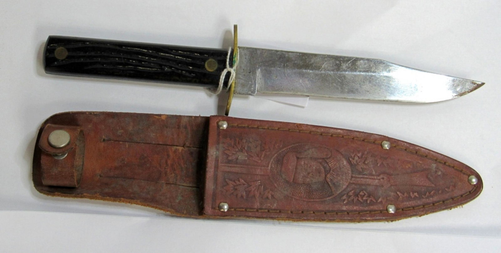 HAMMER BRAND FIXED BLADE KNIFE 5" BOWIE BLADE (1 of 4)