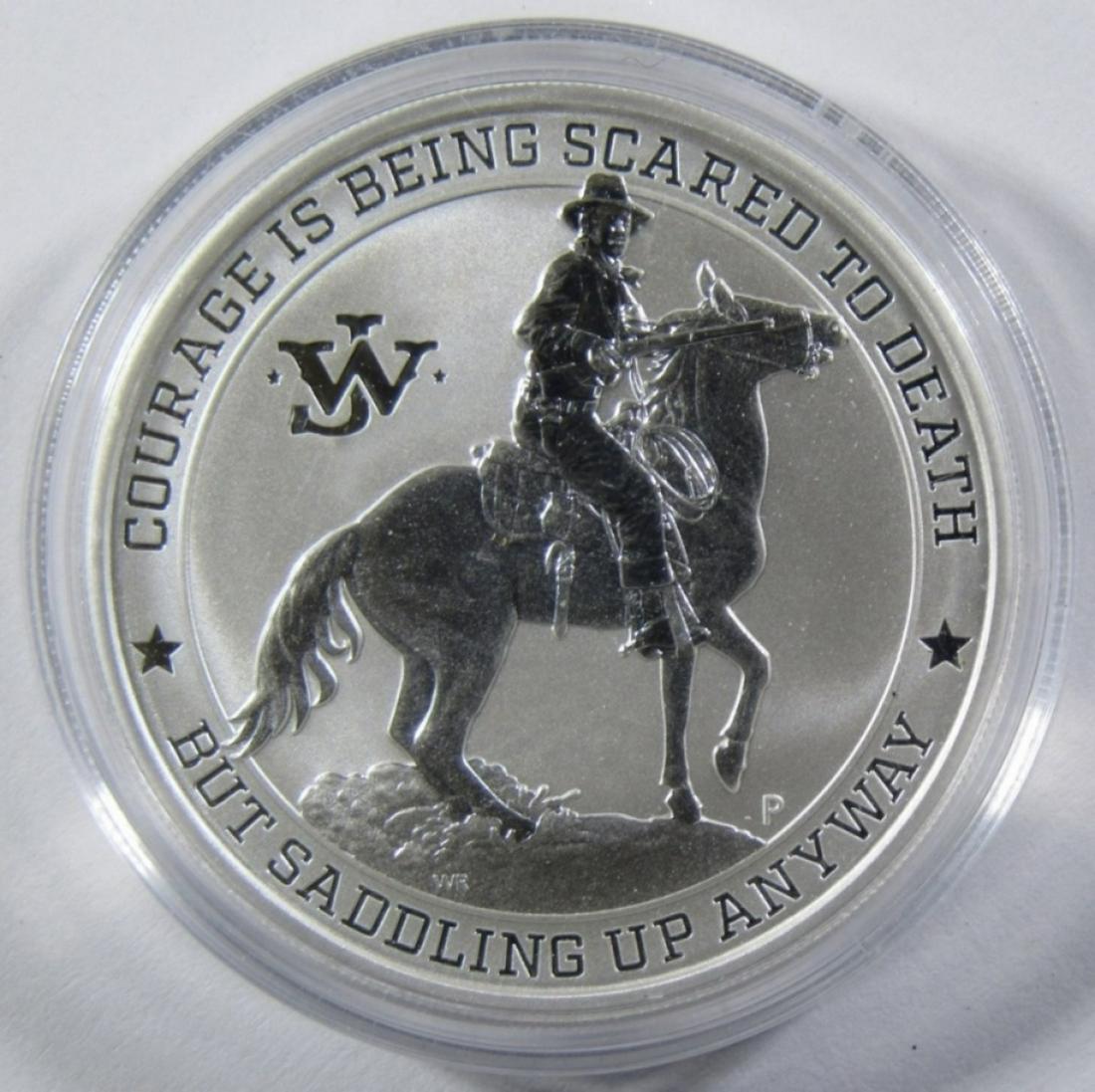 2021-P $1 JOHN WAYNE 1oz SILVER COIN (1 of 2)