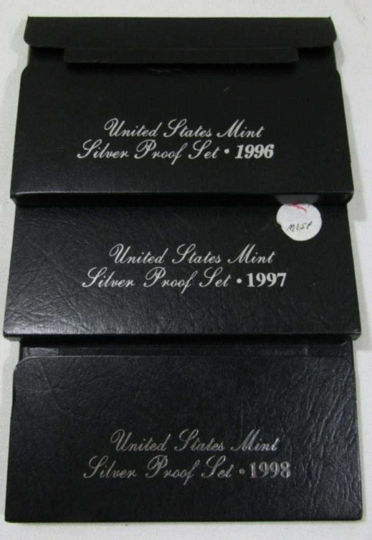 1996, 97, & 98 U.S. SILVER PROOF SETS (1 of 2)