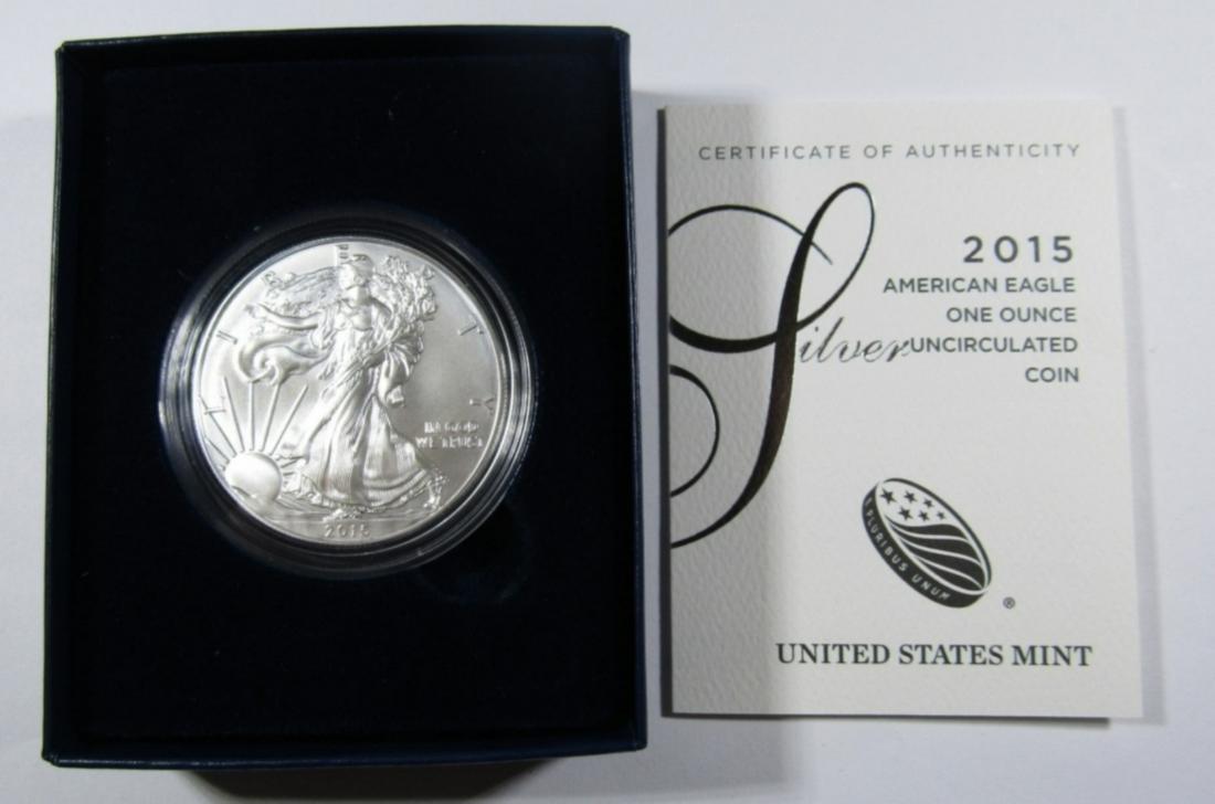 2015-W UNC AMERICAN SILVER EAGLE IN OGP (1 of 4)