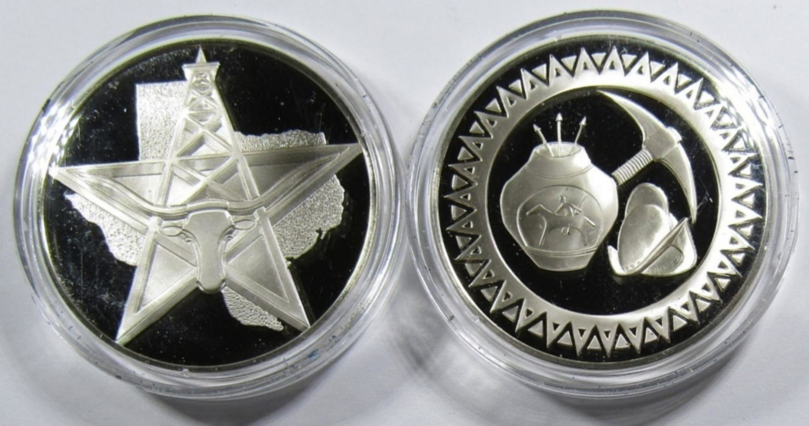 NEW MEXICO & TEXAS SILVER STATE COMMEMS (1 of 2)