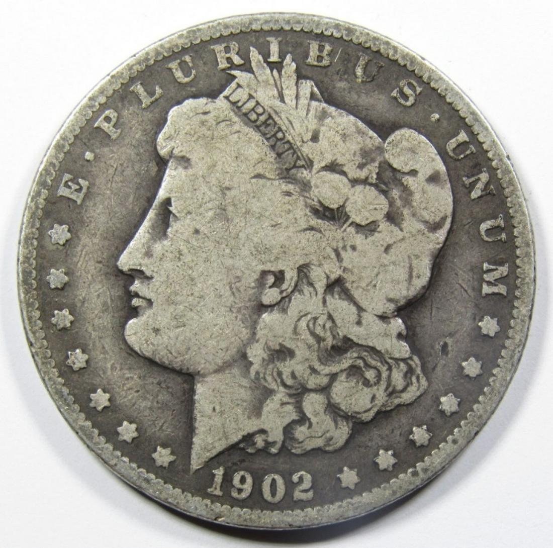 1902 MORGAN DOLLAR VG: ONE STOP SHOP FOR ANTIQUES, COLLECTIBLES, AND COINS