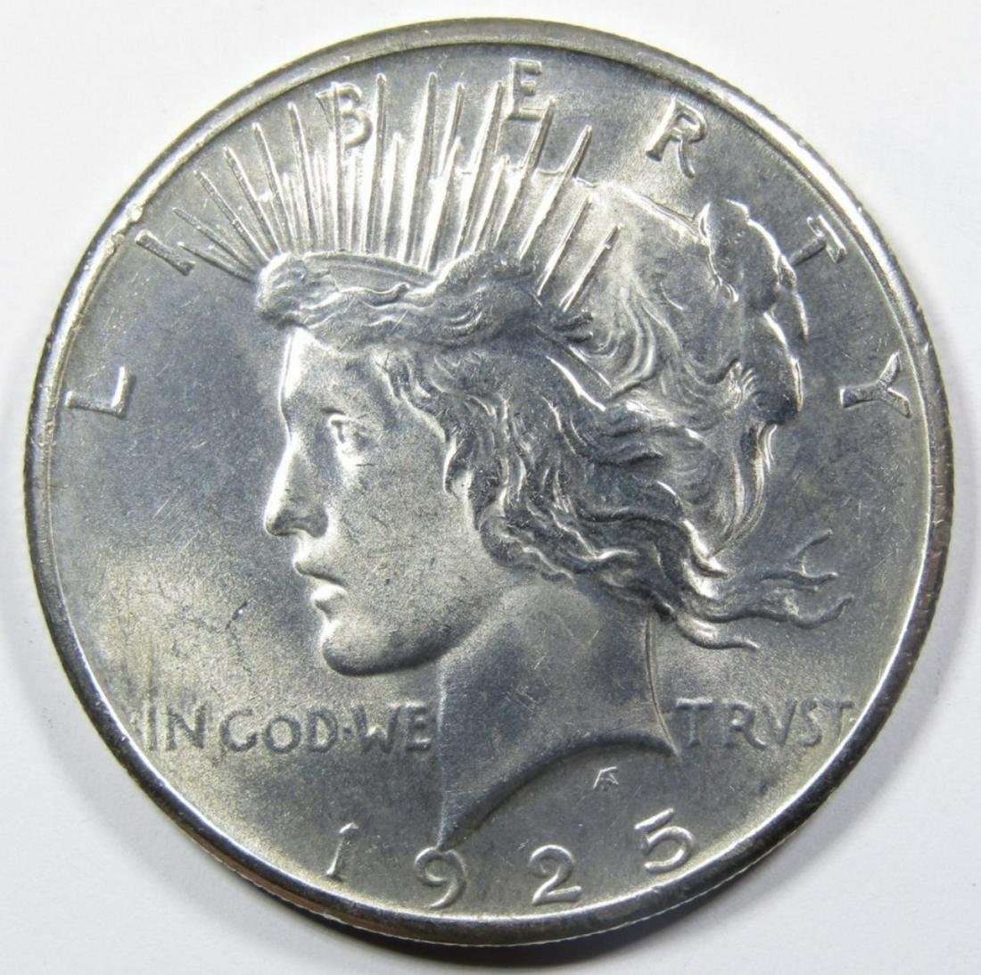 1925 PEACE DOLLAR BU (1 of 2)