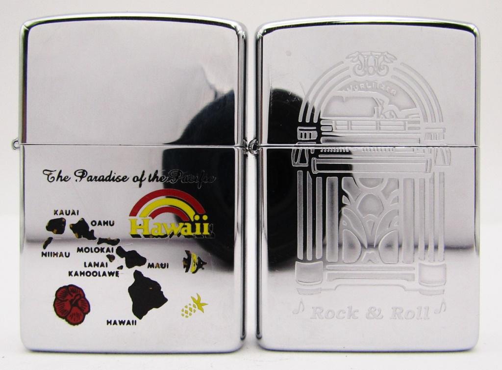 (2) 1994 Zippos; "The Paradise of the Pacific": & Jukebox "Rock & Roll"; BOTH Unfired!