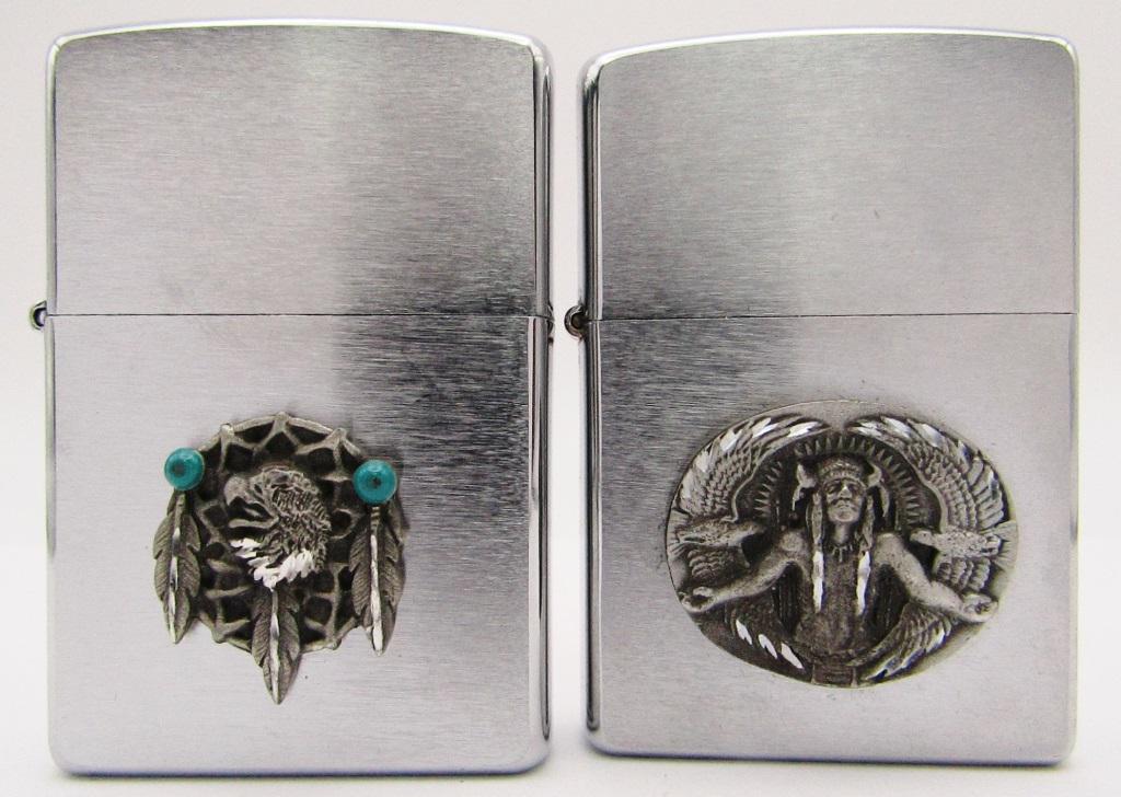 (2) 2002 Zippo Lighters Southwest Dream Catcher (1 of 6)