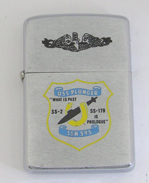 1979 USS PLUNGER SSN 595 ZIPPO LIGHTER (1 of 5)