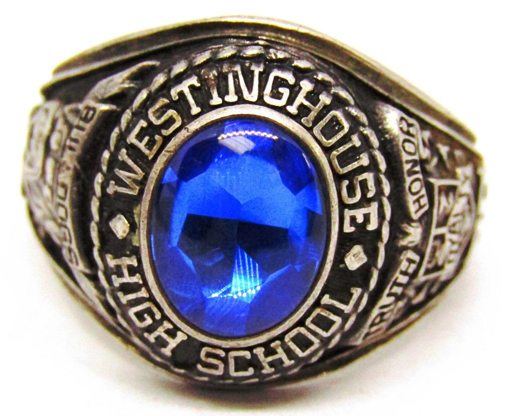 1979 STERLING CLASS RING - WESTINGHOUSE HIGH: SIZE 8 (8 dwt)